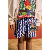 LOROS WAVY SWIMSHORTS BLUE