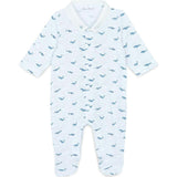 TARTINE ET CHOCOLAT Whale Whale Whale Footed Pajamas