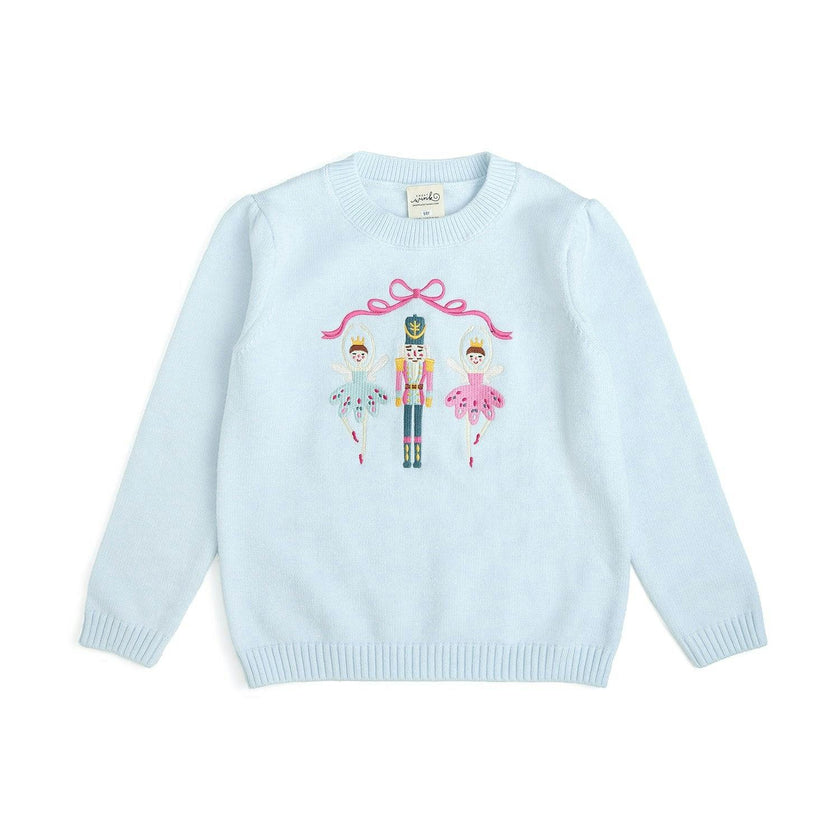 Nutcracker Embroidered Christmas Sweater