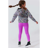 Girls Oversized Drop Shoulder Full-Zip Hoodie, Multi
