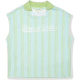 Organic Soccer Shirt in Cotton Candy Stripe