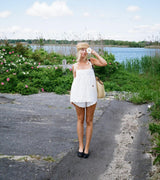 The Palmer Top - White Linen