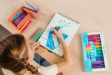Rainbow Sparkle Metallic Watercolor Gel Crayons - Set of 12