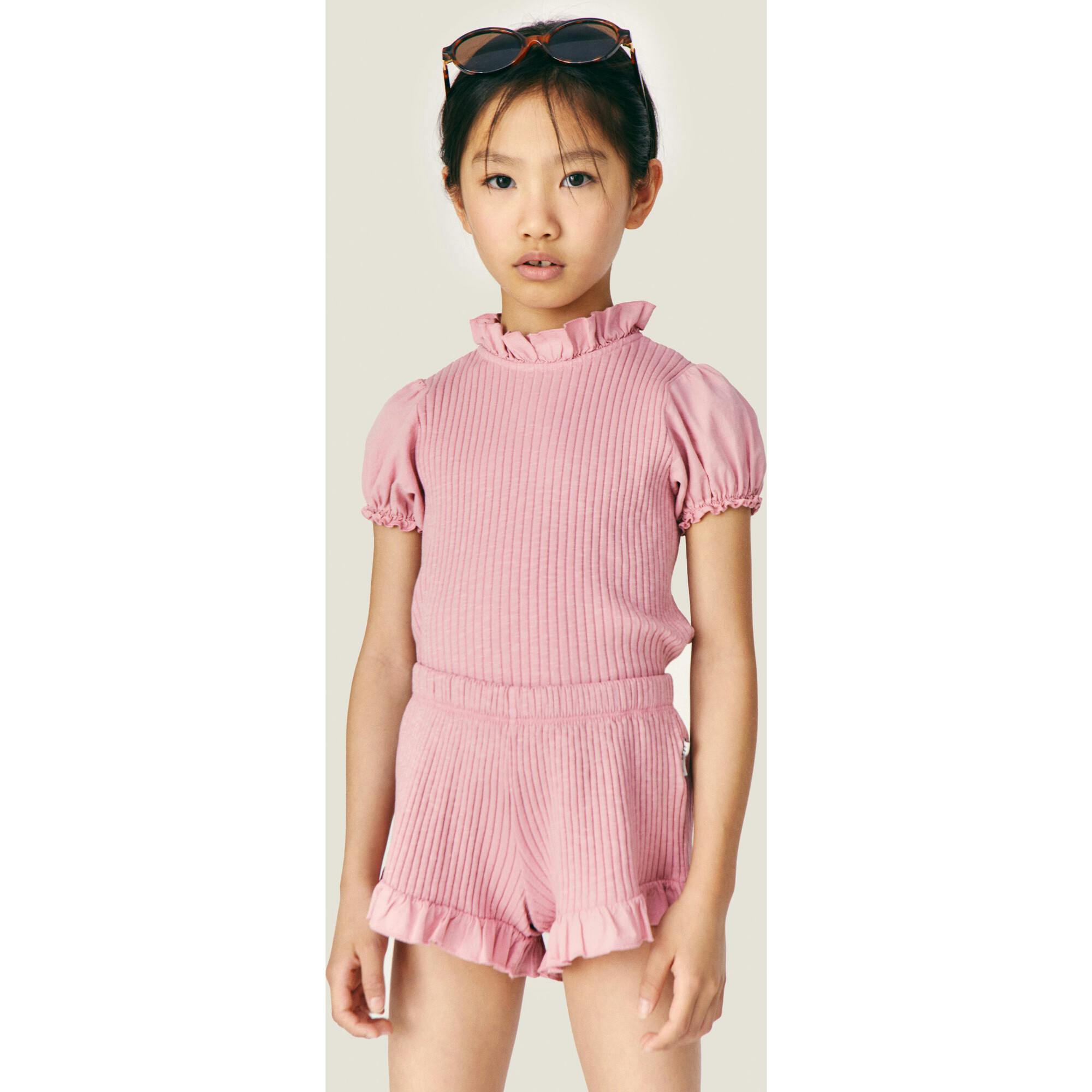 Mipounet SS26 Zoe Flammé, Pink