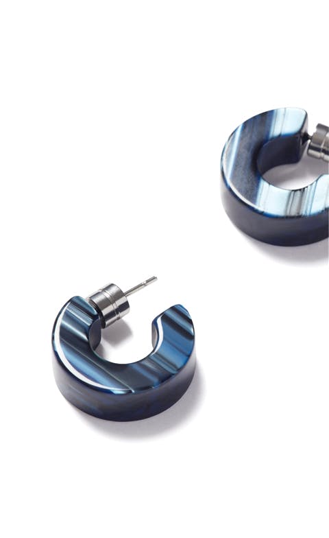 Muse Hoops in Indigo