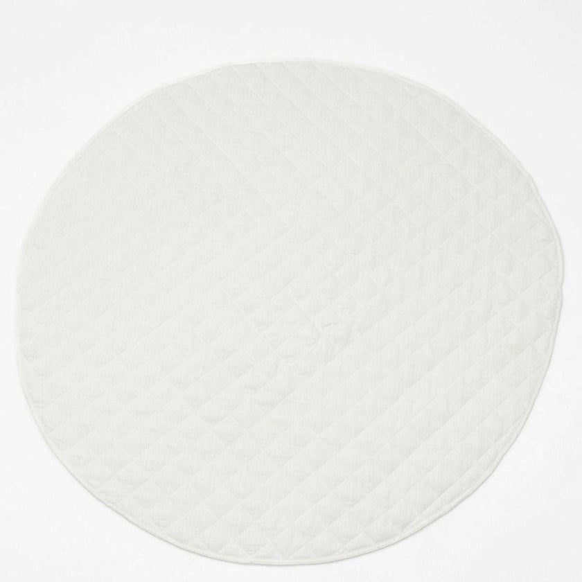 Linen Round Play Mat