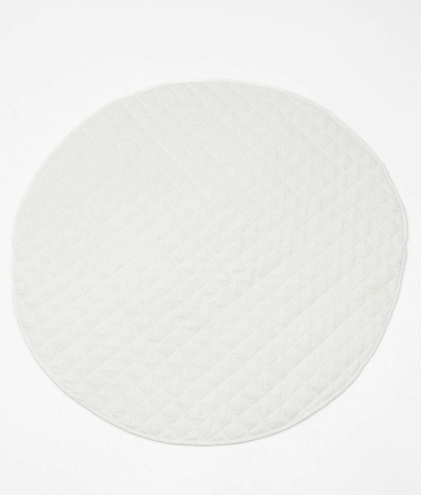 Linen Round Play Mat