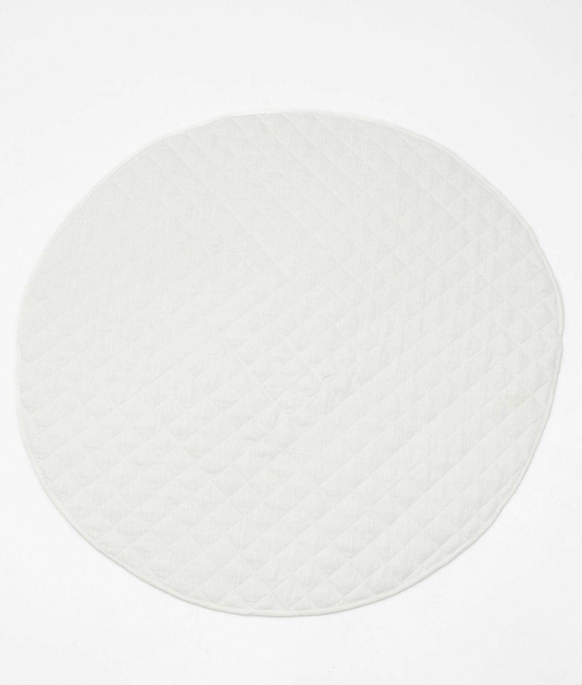 Linen Round Play Mat