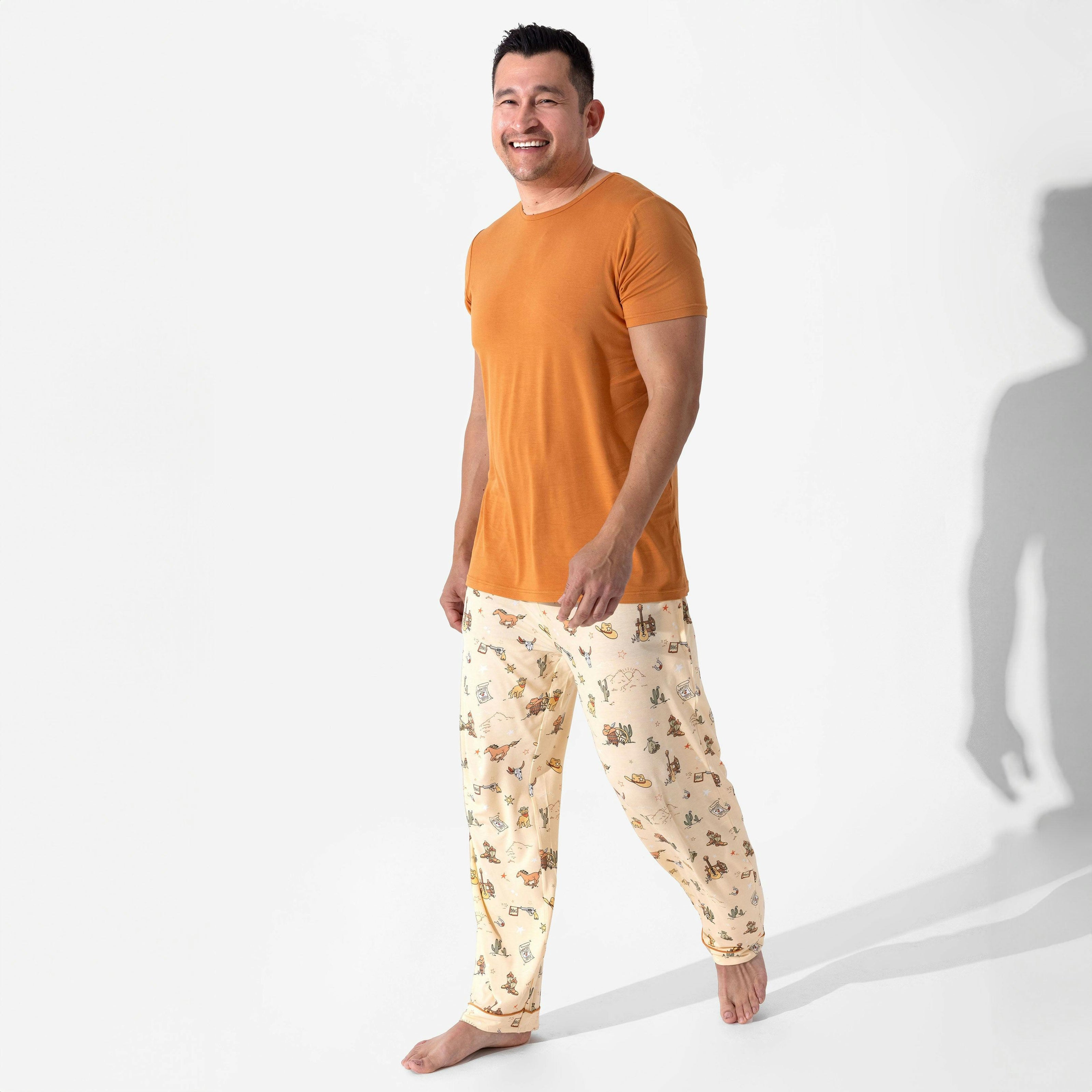 Cowboy Bamboo Men's Pajama Set