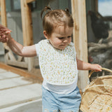 Organic Cotton Muslin Classic Bib 3 Pack - Floral Field