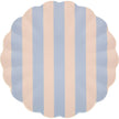Stripy Reusable Bamboo Large Plates