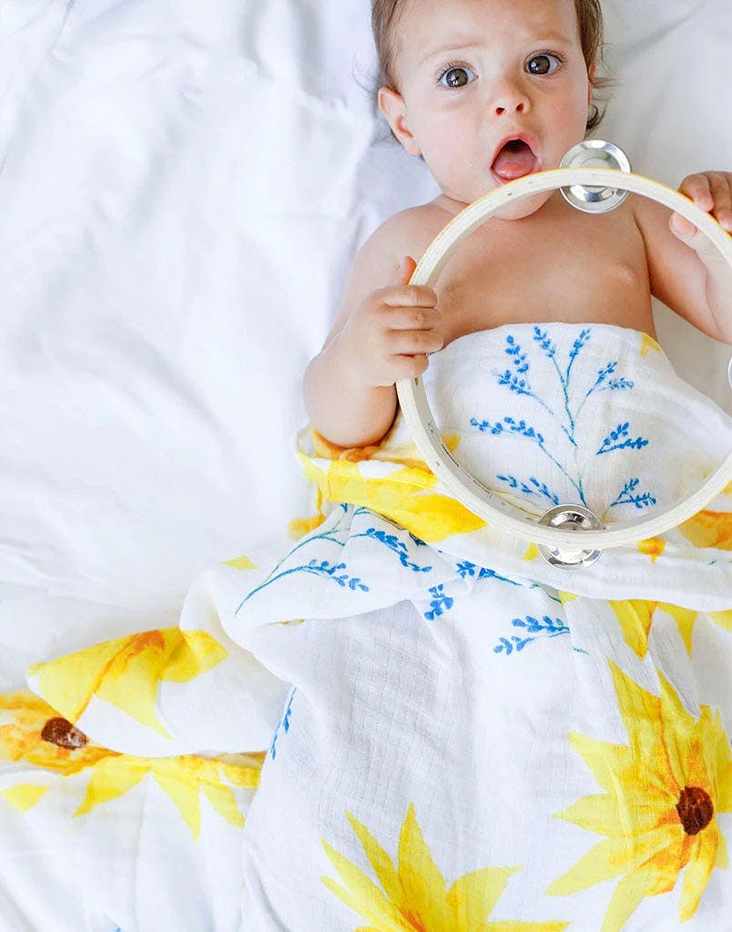 Organic Cotton Muslin Swaddle