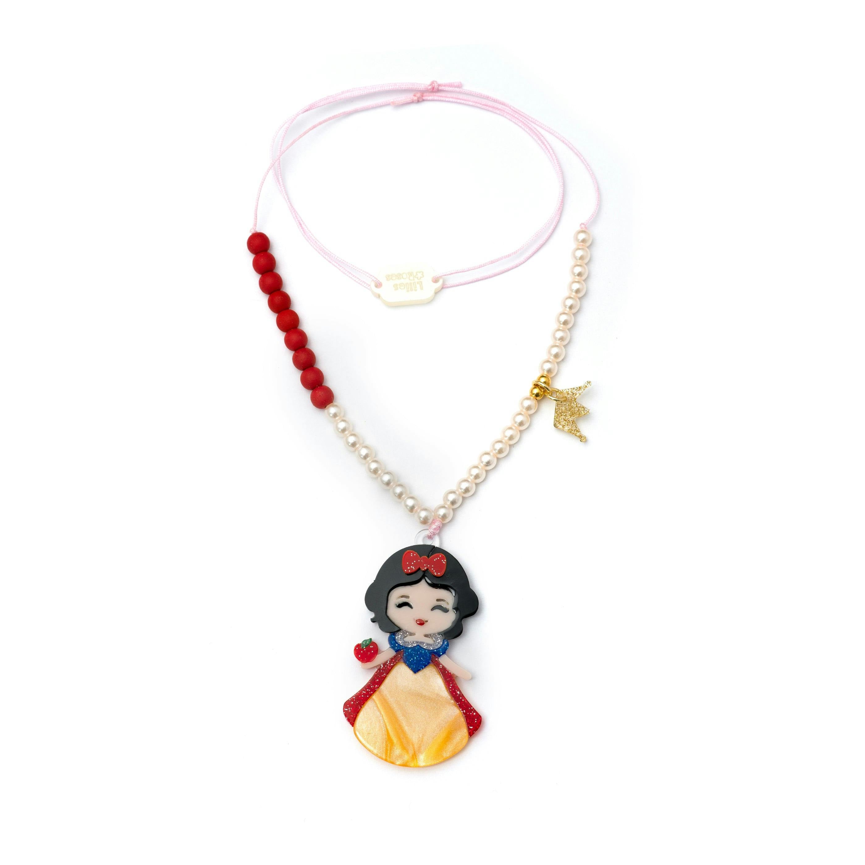 Cute Doll Vibrant Dress Necklace