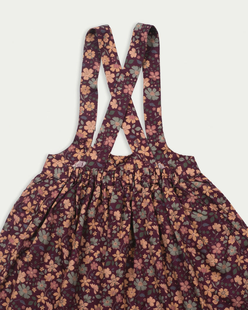 Annie Skirt - Garden Flowers Plum