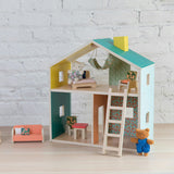 Little Nook 19-Piece Wooden Doll and Stuffed Animal Playhouse