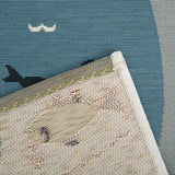 Flat Woven Graphic Print Rectangular Play Rug