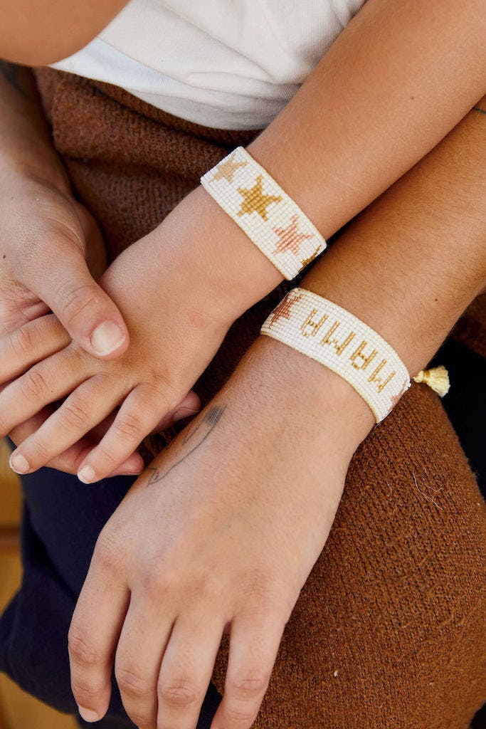 MAMA Stars Beaded Bracelet