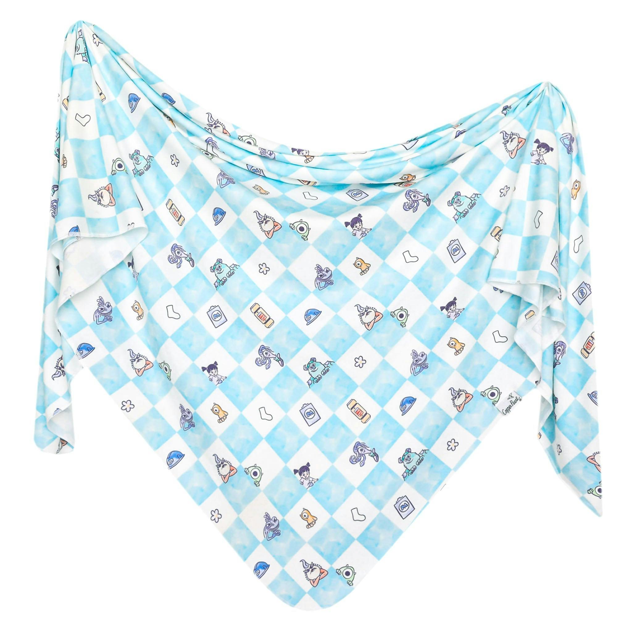 Knit Swaddle Blanket - Monsters, Inc. Medley