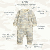 RYDER 2-Pack Romper Jumpsuit