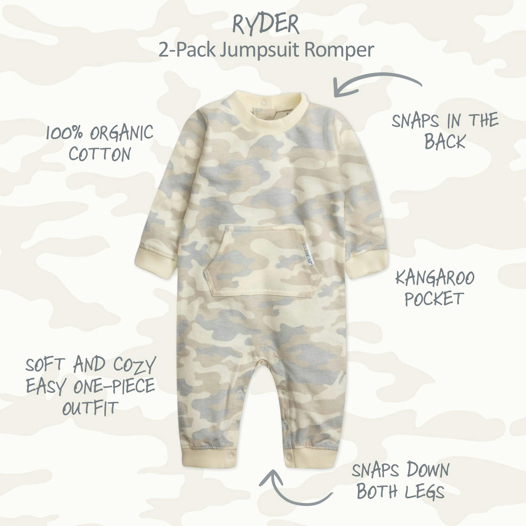 RYDER 2-Pack Romper Jumpsuit