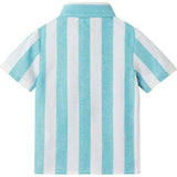 Infant Boys Airy Oxford Set | Green Stripe