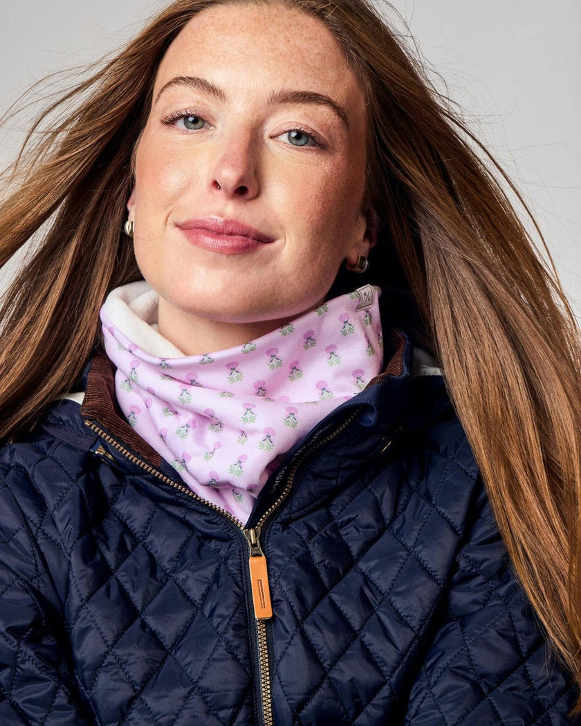 Neck Warmer in Pink Marigold