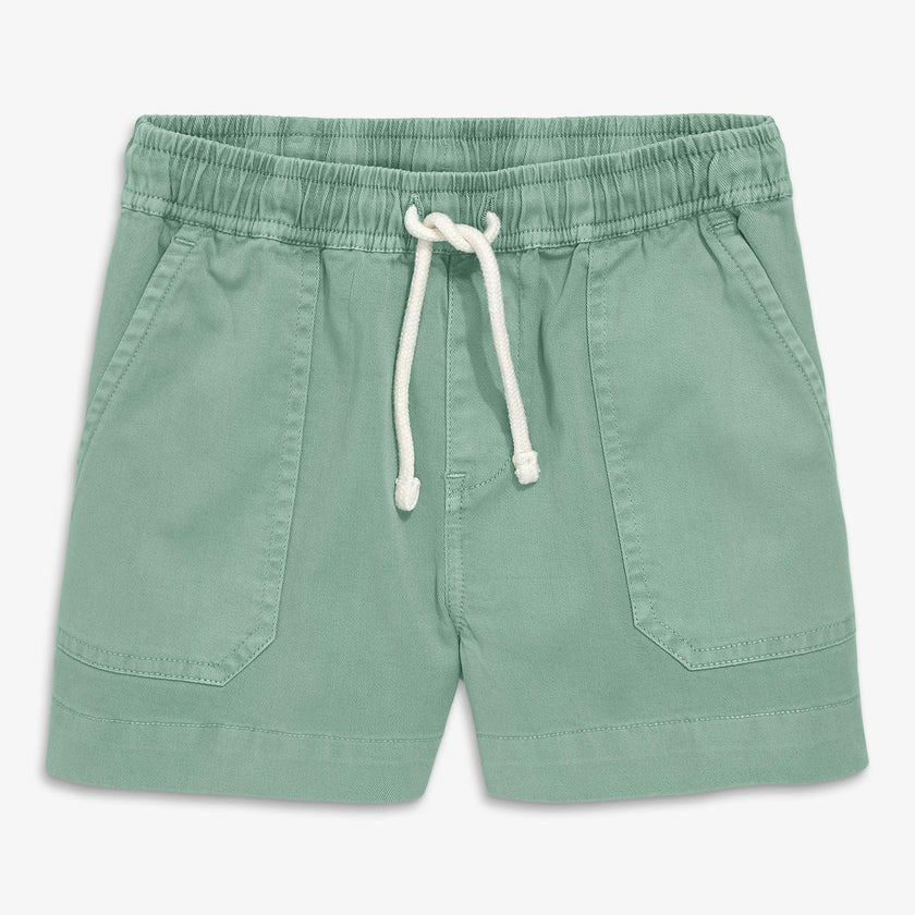 Kids garment dyed stretch chino midi short
