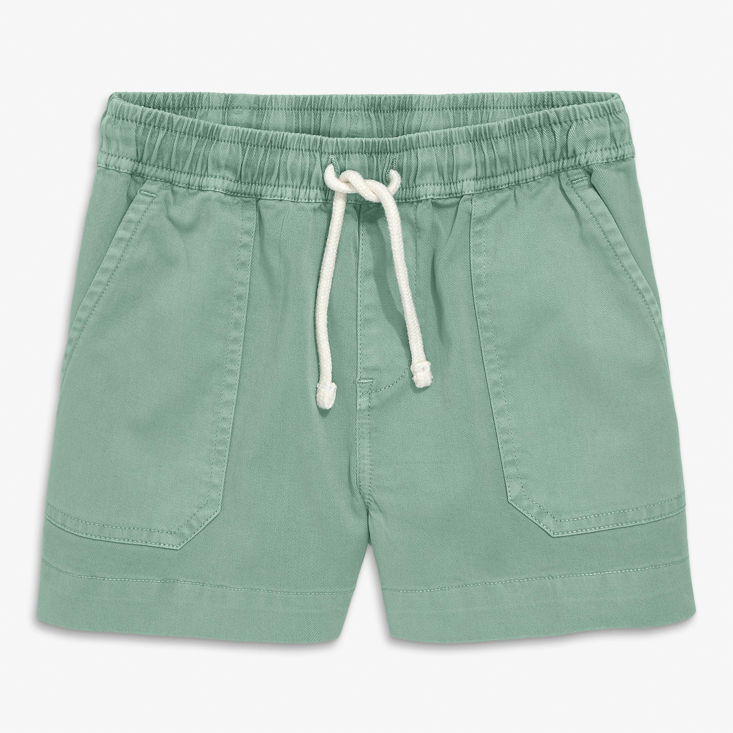 Kids garment dyed stretch chino midi short