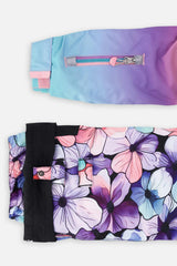 Two Piece Play Snowsuit Pink To Blue Gradient