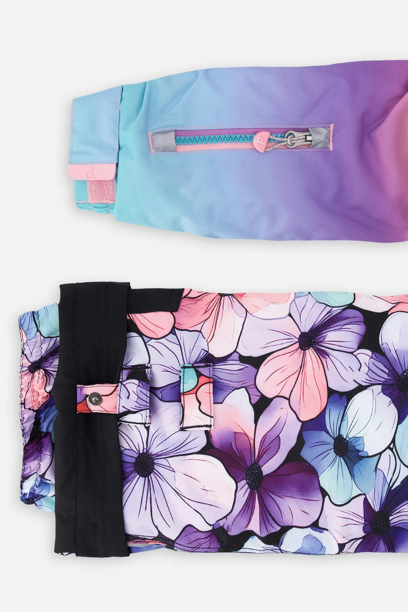 Two Piece Play Snowsuit Pink To Blue Gradient