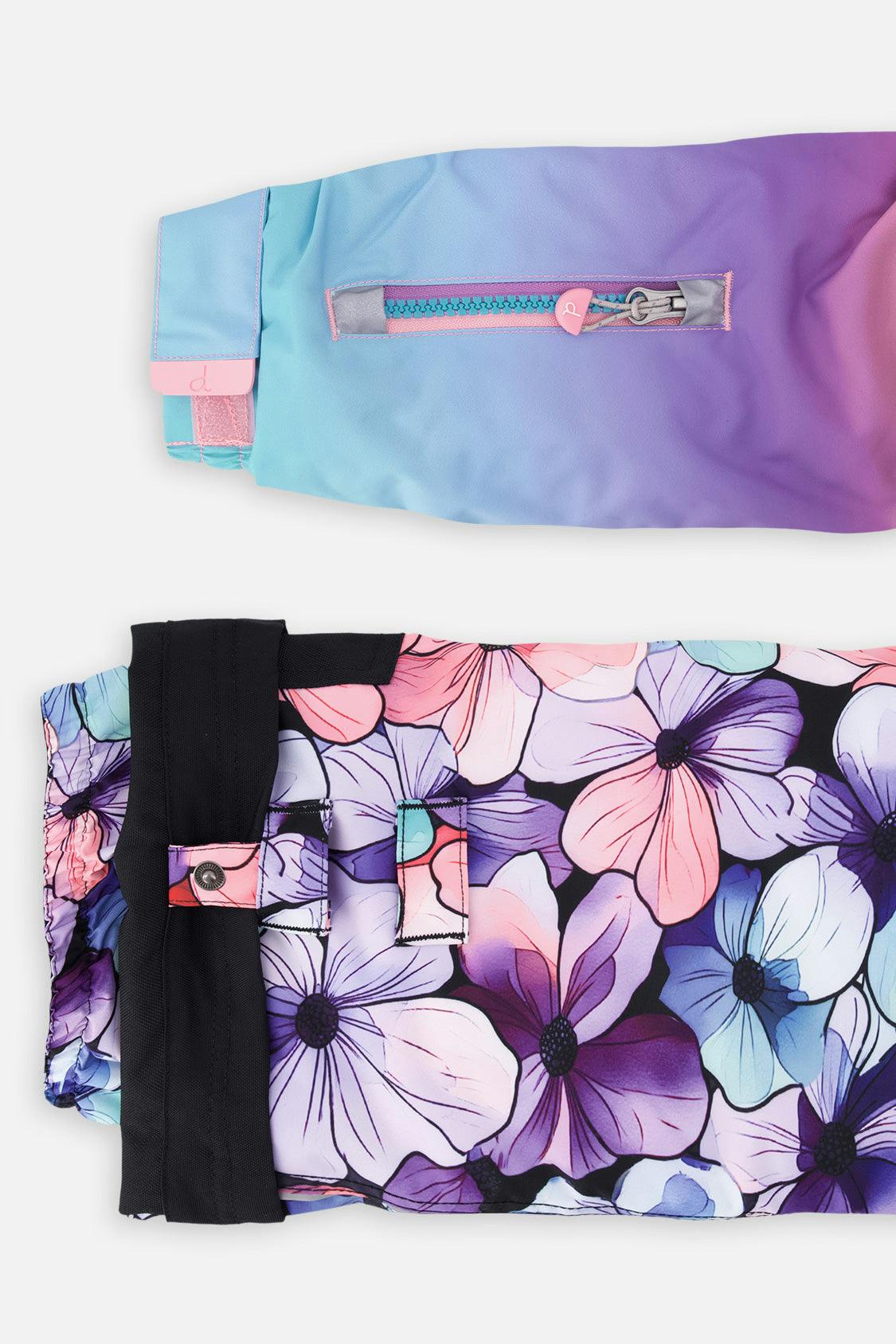 Two Piece Play Snowsuit Pink To Blue Gradient