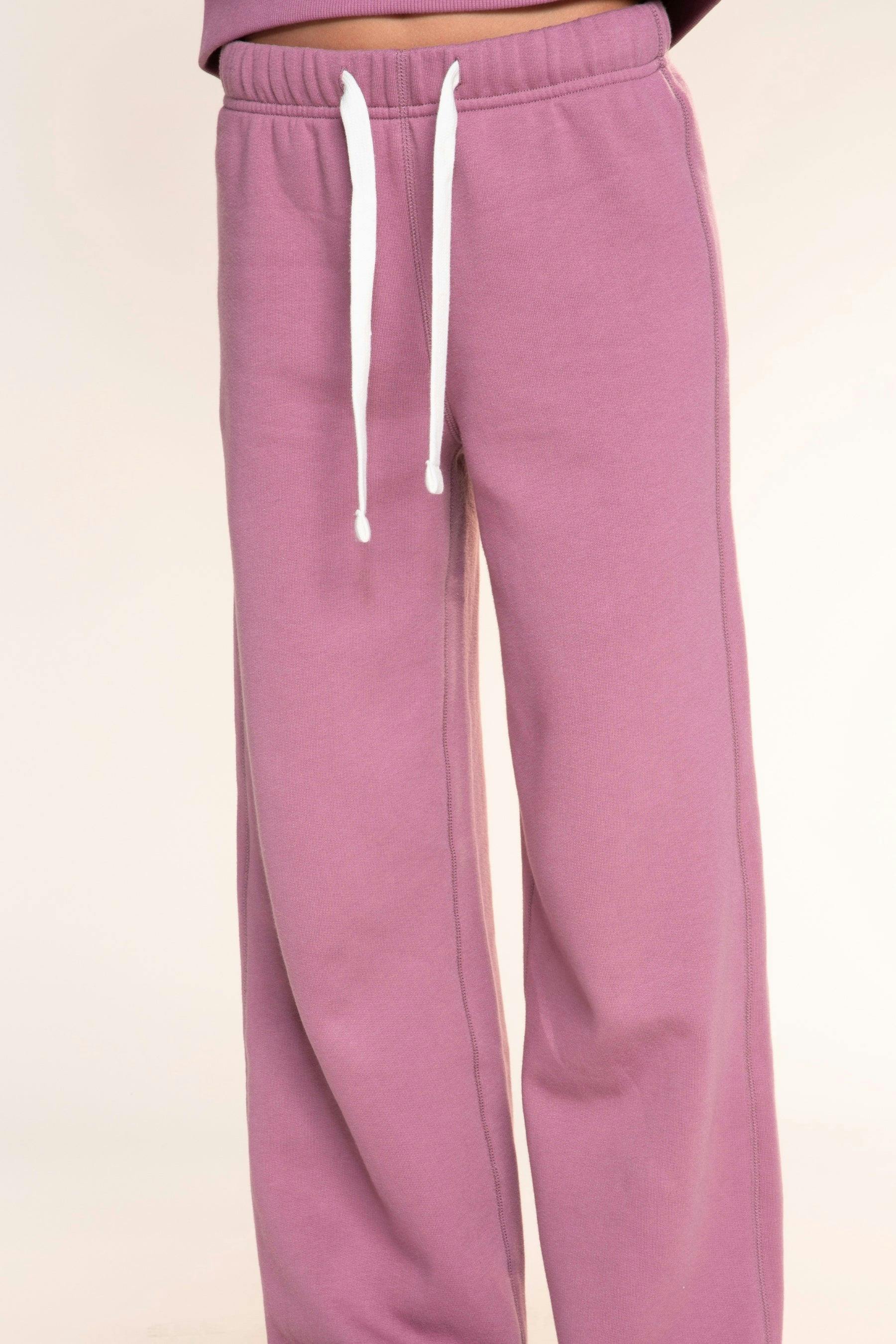 Butter French Terry Wide Leg Pant