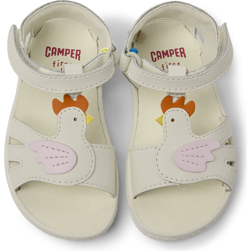 Miko First Walker Sandals, White