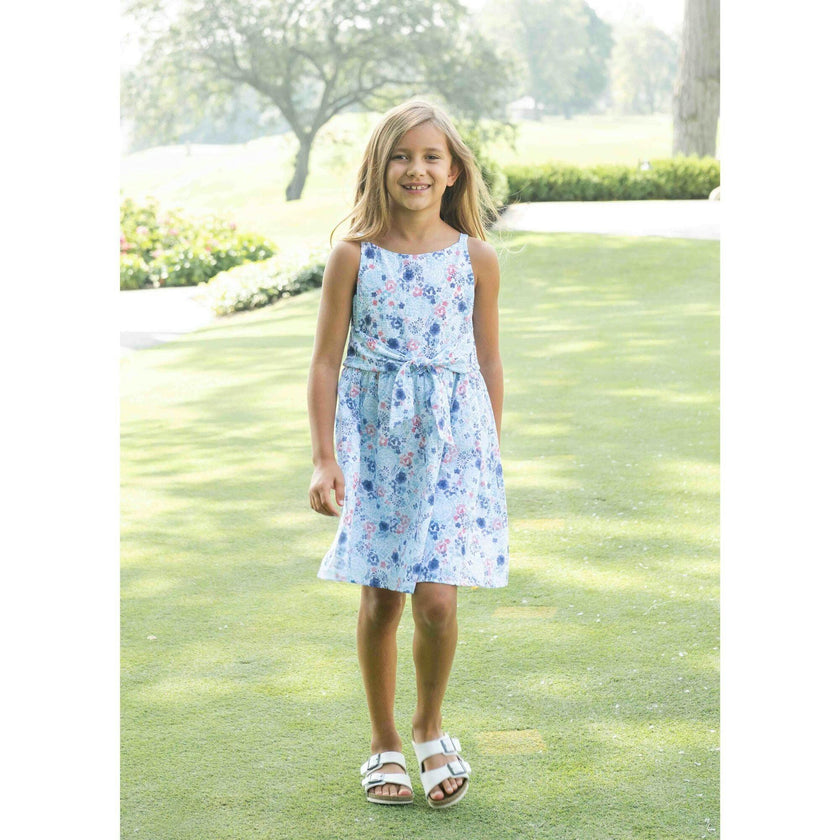 Floral Dress With Front Tie