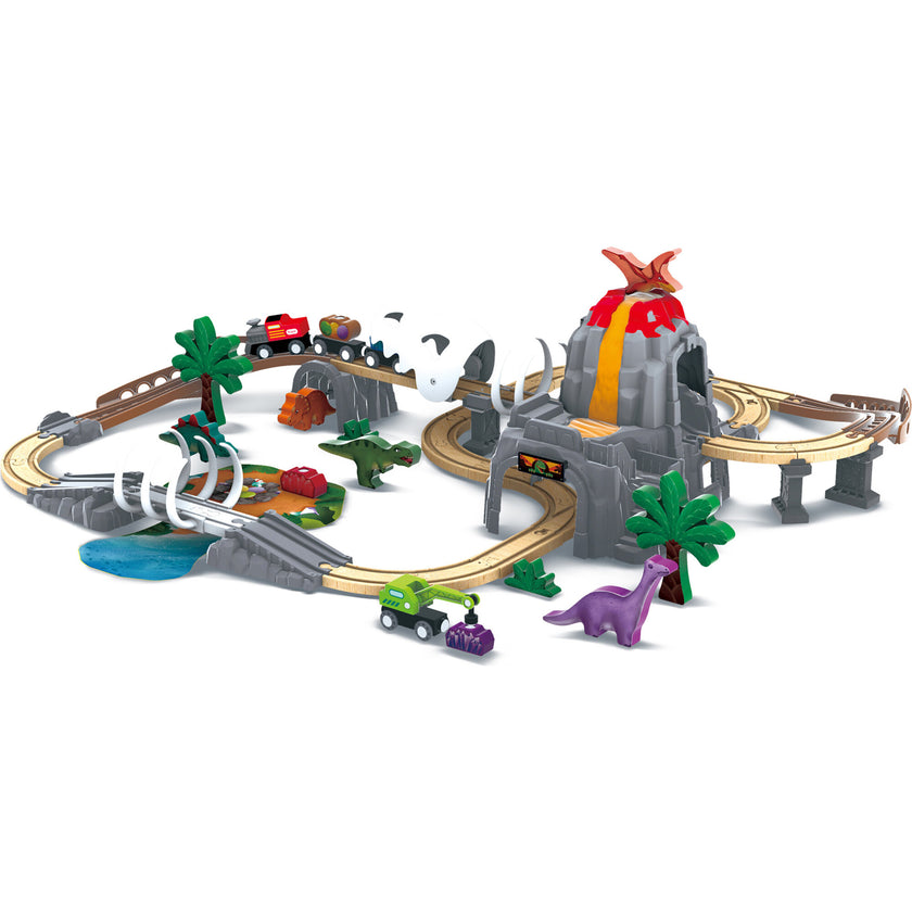 Hape: Railway Adventure Set - 61pc Train Playset