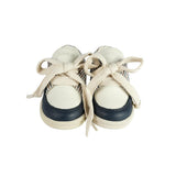 Hansy Sneakers | Navy - Burgundy - Thin Striped