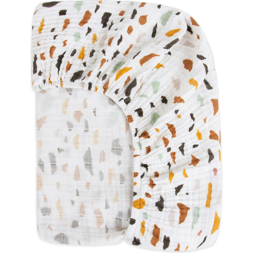 Organic Muslin Cotton Mini Crib Sheet