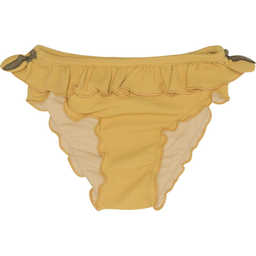 Sisi Lemon Patch Ruffle Waist & Trim Swimming Briefs