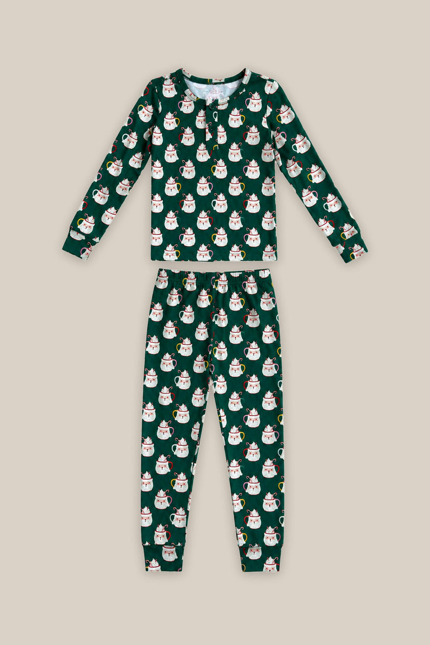 Kids So Soft Pajama Set in Very Merry Santa