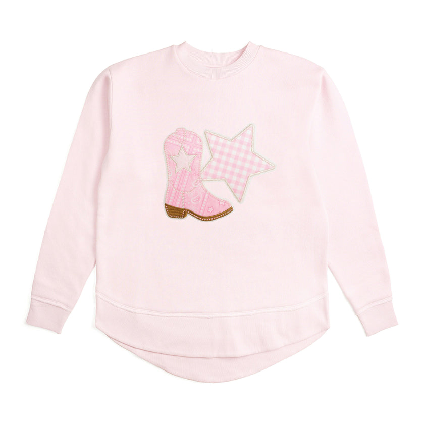 Bandana Cowgirl Patch Western Women's Sweatshirt