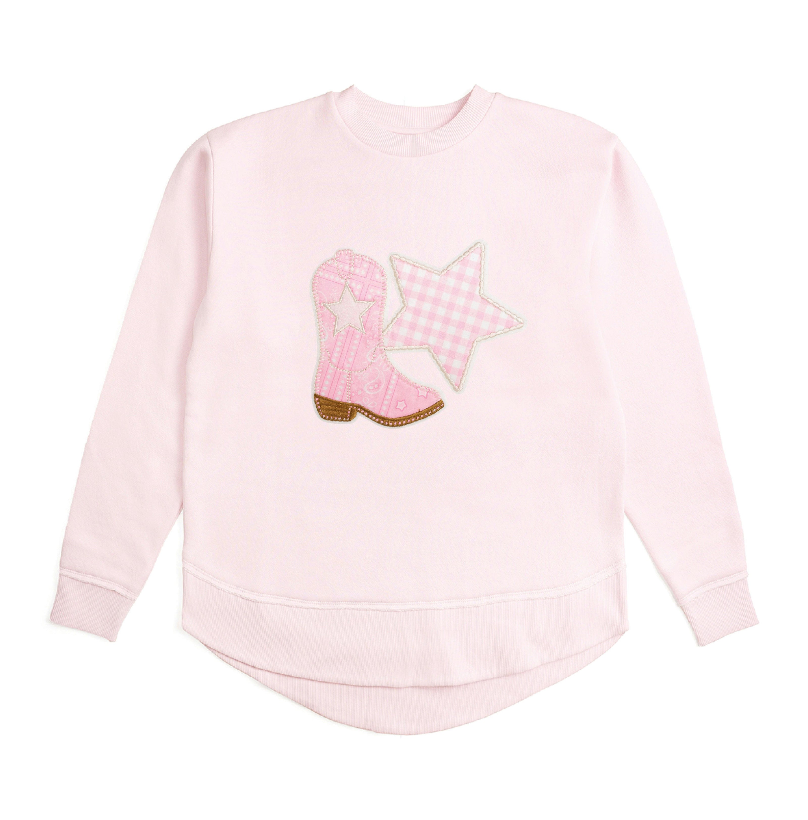 Bandana Cowgirl Patch Western Women's Sweatshirt