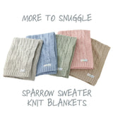 SPARROW Sweater Knit Receiving Blanket