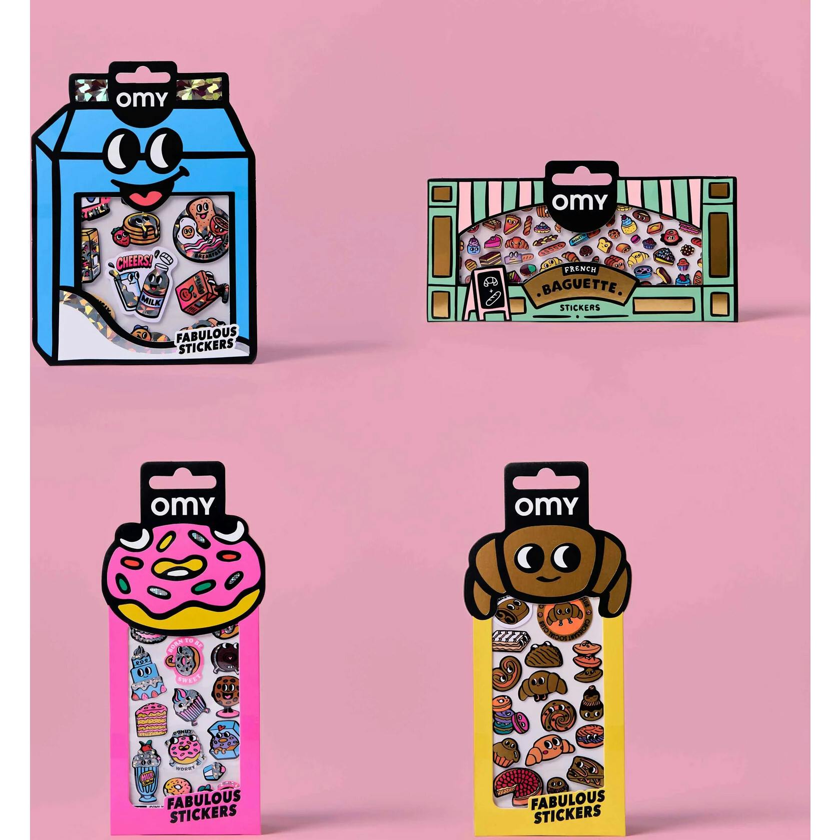 Sweet Treats - Bundle Of 4 Stickers