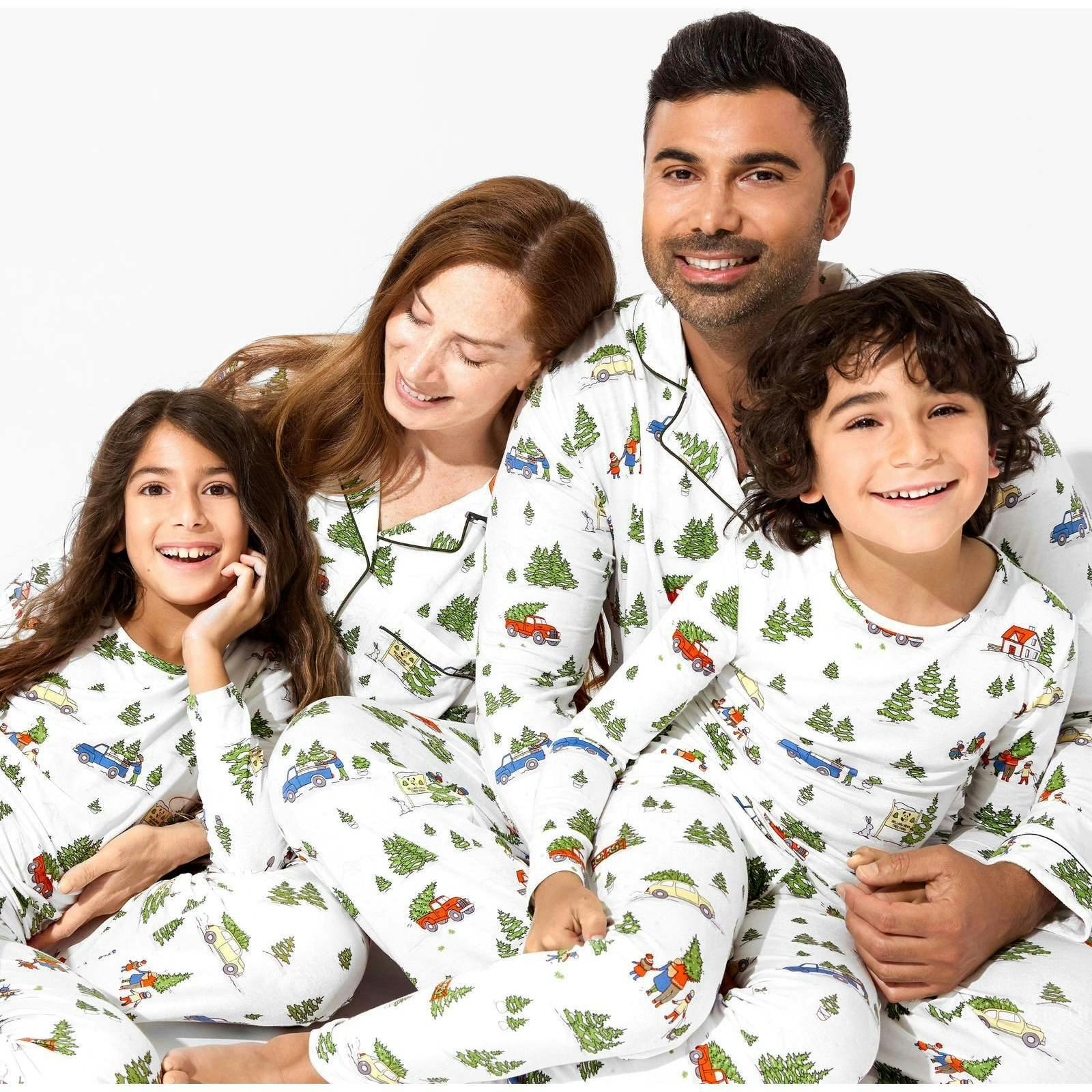 Christmas Tree Farm Bamboo Men's Pajama Set
