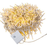 1000-Light 32.8-Foot Warm White LED Cluster Garland