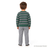 Toddler & Kids Boys Graphic Sweater | Polar Bear - Green
