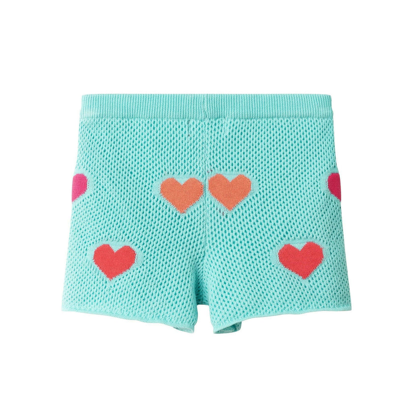 Girls Heart Crochet Set | Aqua Hearts