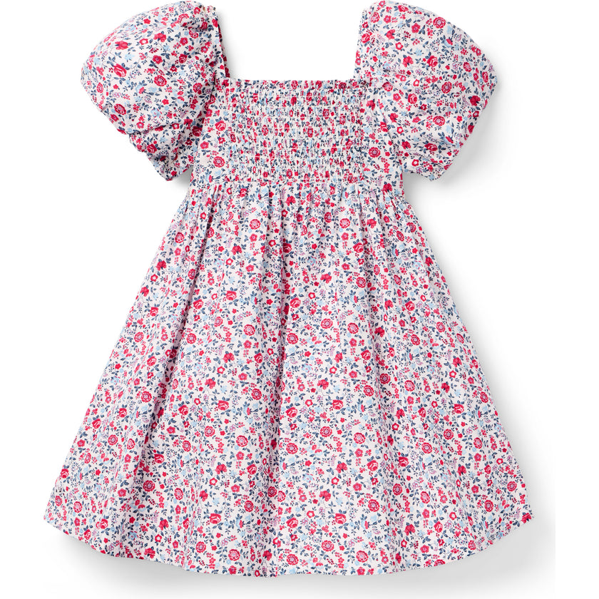 Ditsy Floral Puff Sleeve Dress