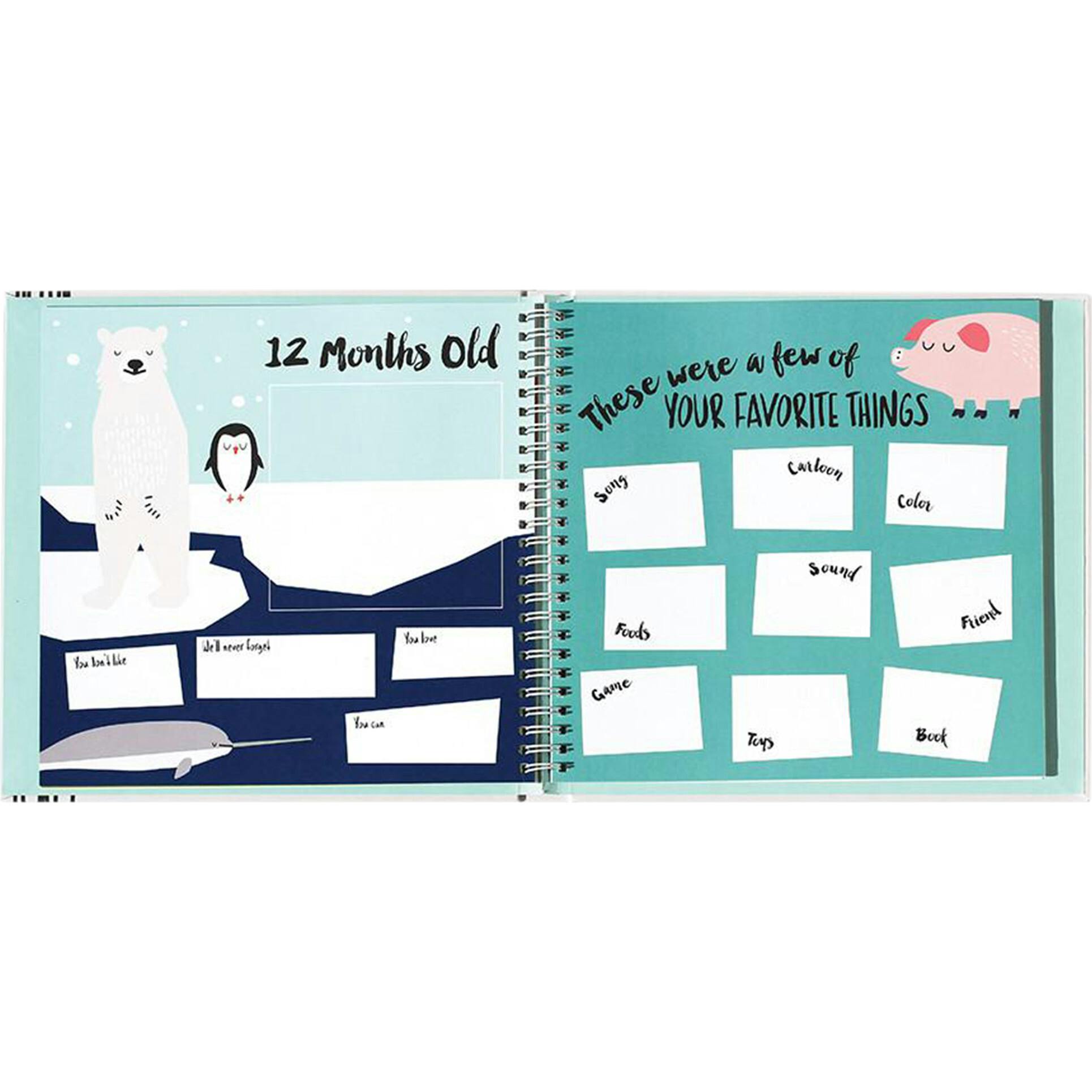 Little Animal Lover Memory Baby Book