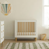 Lolly 4-in-1 Convertible Mini Crib and Twin Bed with Toddler Bed Conversion Kit